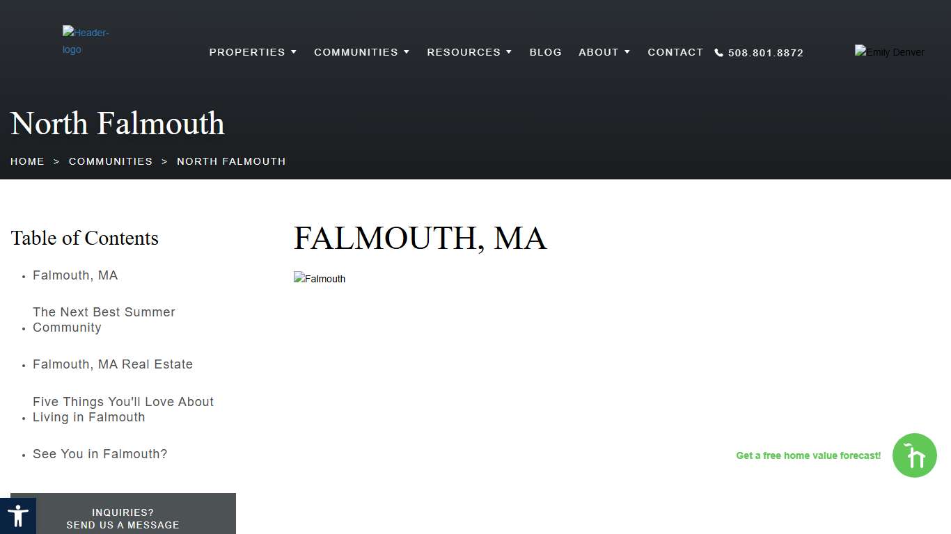 Falmouth MA Real Estate & Community Guide The Mazur Team