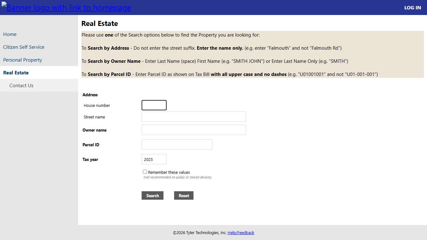 Real Estate Property Taxes